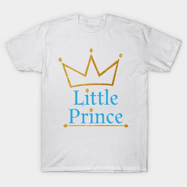 Little prince Gold crown T-Shirt by sigdesign